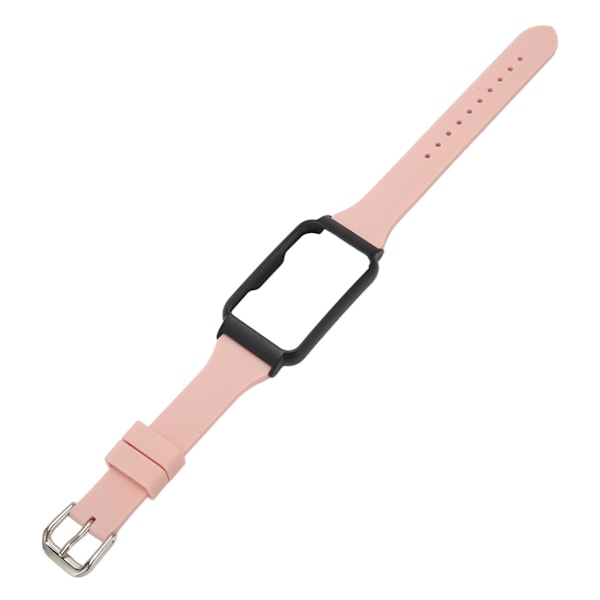 Reserve silikonarmbåndsrem med etui til Oppo Free Pink Watch