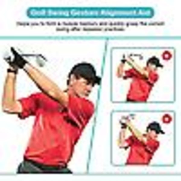 Golfsvingtræning Håndledskorrigerende bånd til fastgørelsesrem Guide til nybörjare øvelse