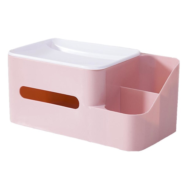 Luova monitoiminen eurooppalainen muovinen paperilaatikko lautasliinojen säilytyslaatikko pink