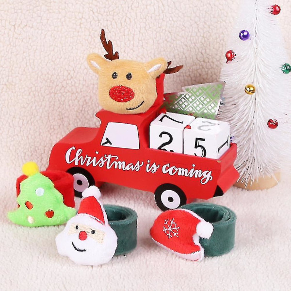 12 stk. juleslap armbånd, juleslap armbånd snap armbånd til børnefest favoriserer gave