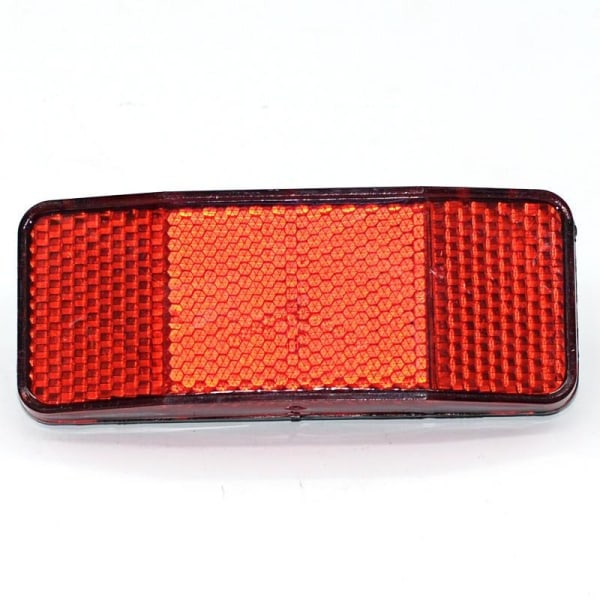 Universal röda rektangulära reflektorer för motorcyklar, ATV och crossmotorcyklar