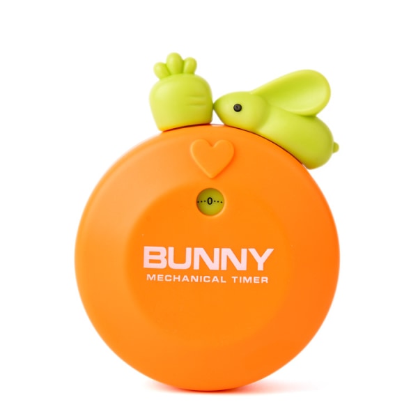 Mekanisk timer kökssoppa bagning lärande timer dagligt behov orange bunny