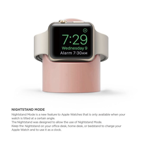 Apple Watch Silikon Stativ pink