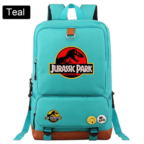 Muoti Seikkailu Dinosaur Jurassic Park World Poika Tyttö Kirja Koululaukku Naisten Laukku Teini-ikäisten Koululaukut Opiskelijareppu D33-23 44CMX29CMX14CM