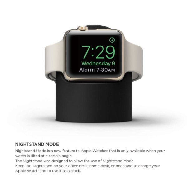 Apple Watch Silikon Stativ Black