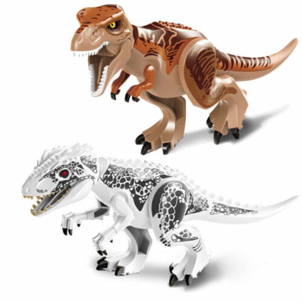 Indominus Rex xxl Suuri täysikokoinen Dinosaur Figuuri Block Fit En stor dinosaurie