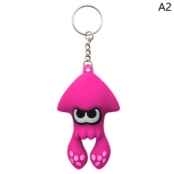 Anime Game Splatoon 3 Pendant Nyckelring Bil Nyckelring Telefon Orna