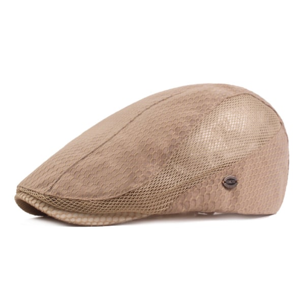 Kvinnor män Baskerhatt Mesh Cap Mesh Basker Vår Sommar Andas Hatt Peaked Cap Konstnärlig ungdom Solhatt dark gray