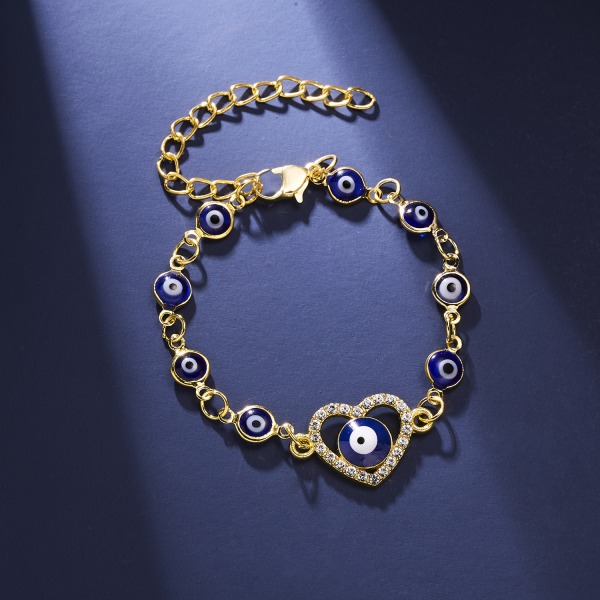 Evil Eye armbånd Guld