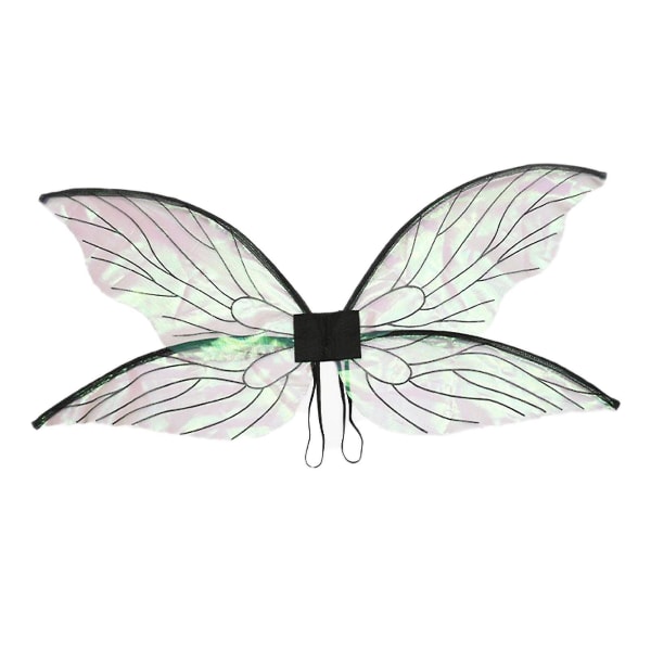 Flickor Butterfly Wings Barn Fairy Wings Glittrande skira änglavingar Klä upp Halloween Cosplay kostym