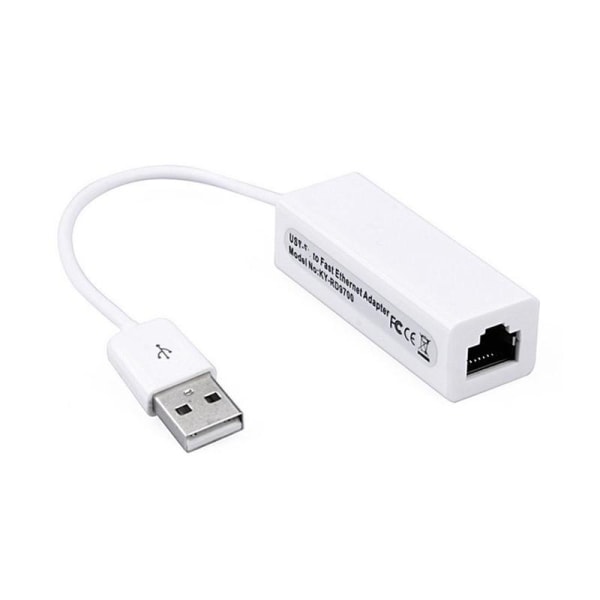 USB 2.0 til Ethernet 10/100 RJ45 netværksadapter til LAN 7/8/10/Vi
