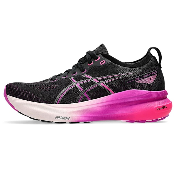 ASICS Gel-Kayano 31 Black Bold Magenta Mænd og Kvinder Originale Sneakers 40.5