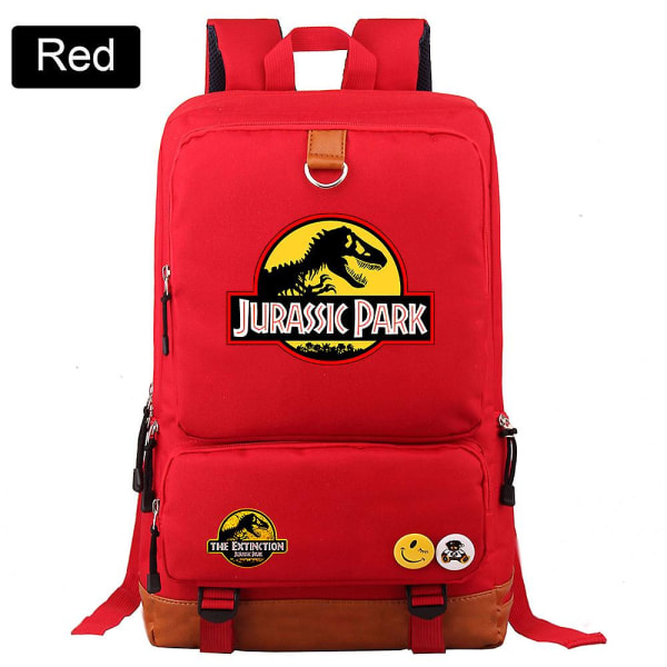 Modeäventyr Dinosaurie Jurassic Park World Pojke Tjejbok Skolväska Kvinnor Bagpack Tonåringar Skolväskor Studentryggsäck D33-26 44CMX29CMX14CM