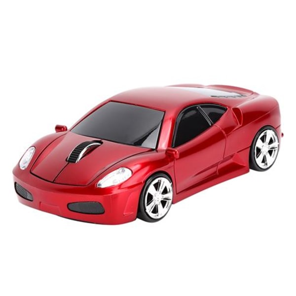 Ferrari Creative 2.4G 1200DPI bilmodell trådlös mus - Röd