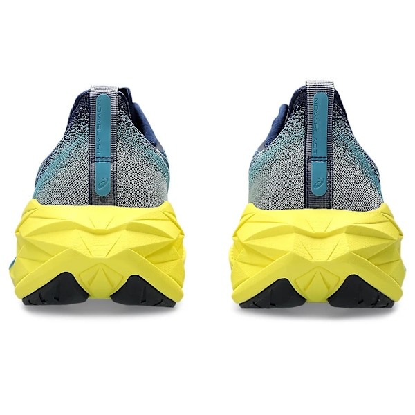 ASICS Novablast 4 Blue Teal Yellow Original Sneakers for Menn 42