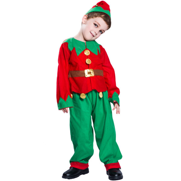 Söt barn jul tomte fest kostym event festival foto kostym