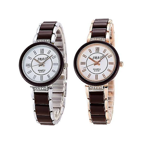 Ceramic Bracelet Watch Women Analog Quartz Watch