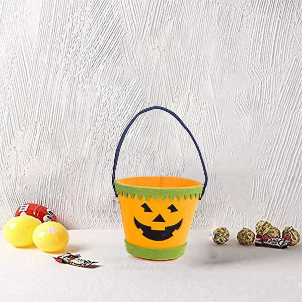 Halloween temppu tai herkkulaukut Bat Candy Ämpäri Uudelleenkäytettävä kangaskassi Halloween-juhlalahjat lapsille