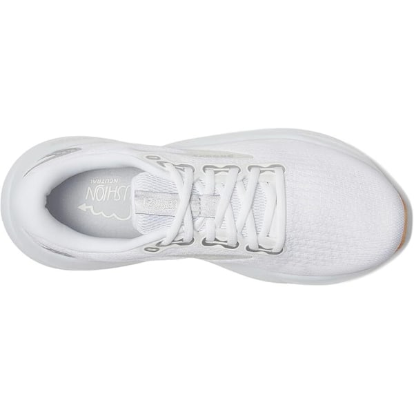 Brooks Glycerin 21 White Silver Biscuit for Menn og Kvinner Originale Sneakers 40
