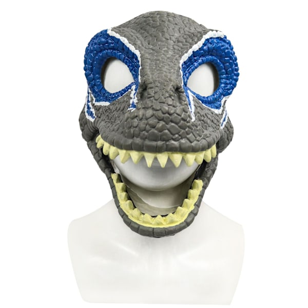 Dinosaurie Full Head Mask Realistisk Latex T-rex Djur Full Head Mask för Halloween Karneval Kostymfest Roliga Ansiktsmasker för Vuxna