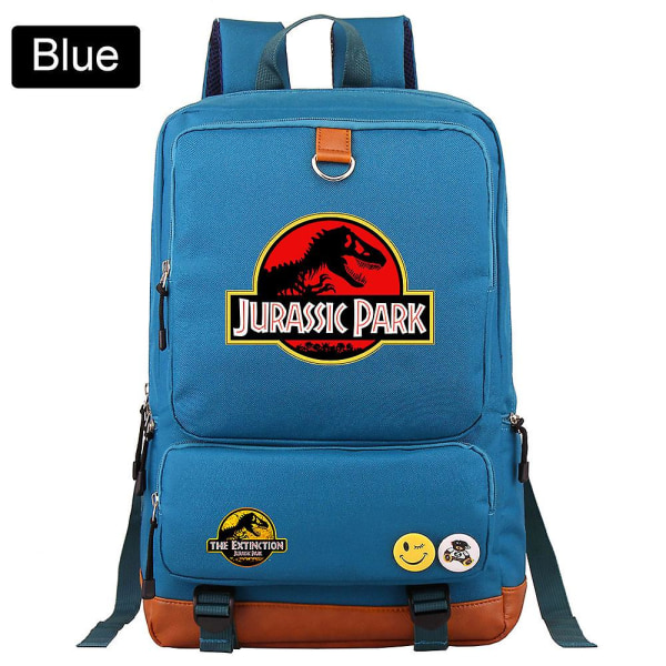 Modeäventyr Dinosaurie Jurassic Park World Pojke Tjejbok Skolväska Kvinnor Bagpack Tonåringar Skolväskor Studentryggsäck D33-02 44CMX29CMX14CM