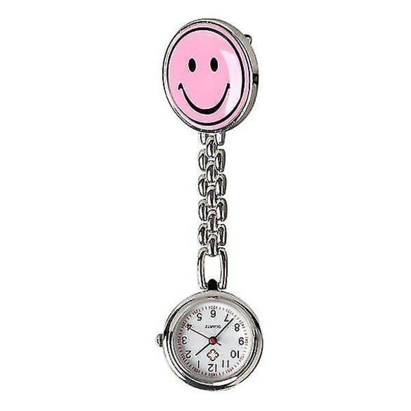 Smile Face Nurse Watch Stainless Steel Pocket Watches