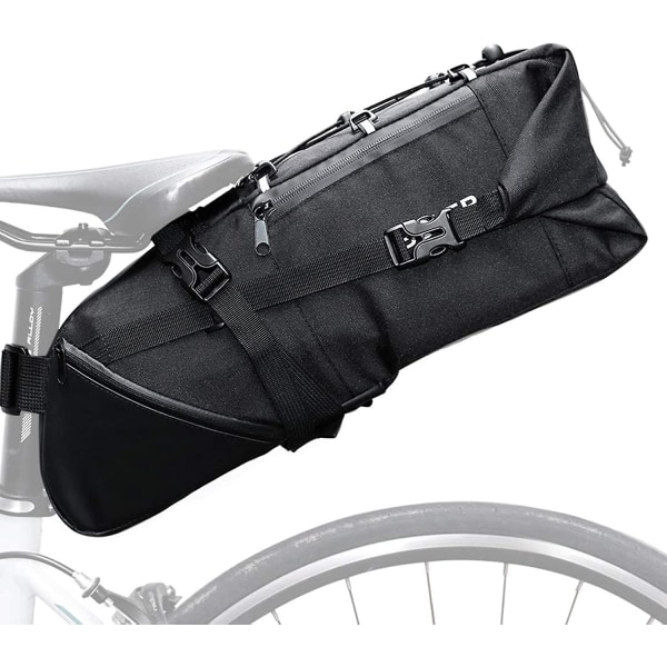 Cykelsadelväska 3-10l Vattentät Mtb Road Bike Sadelväska Cykelbakre Tail Pack Sykkelsits Tail Bag