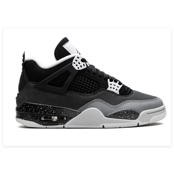 Air Jordans 4 Retro Fear til Mænd og Kvinder Originale AJ4 Sneakers 44