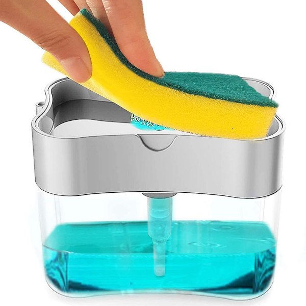 Tvål handpump rengöringsfördelare light grey