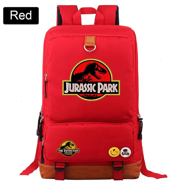 Modeäventyr Dinosaurie Jurassic Park World Pojke Tjejbok Skolväska Kvinnor Bagpack Tonåringar Skolväskor Studentryggsäck D33-18 44CMX29CMX14CM