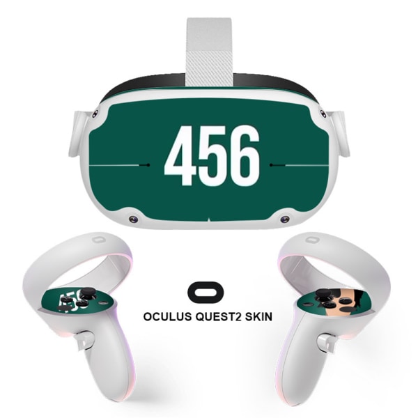 Oculus Quest2 VR glasögonhandtagsdekal (headset er inkludert) four hundred and fifty-six
