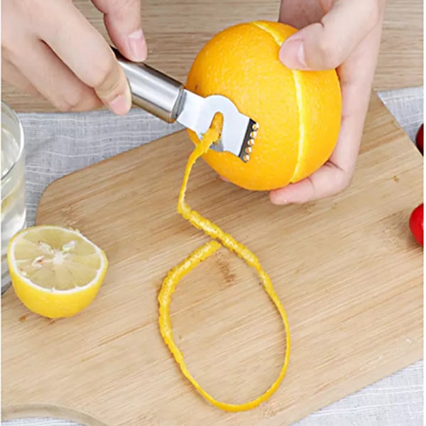 Rivjärn i rostfritt stål Enkel användning Lätt att rengöra Säker Hållbar Långvarig köksutrustning för apelsincitron