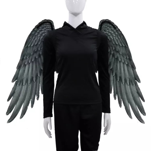 Halloween 3D Angel Wings Mardi Gras Theme Party Wings Cosplay black