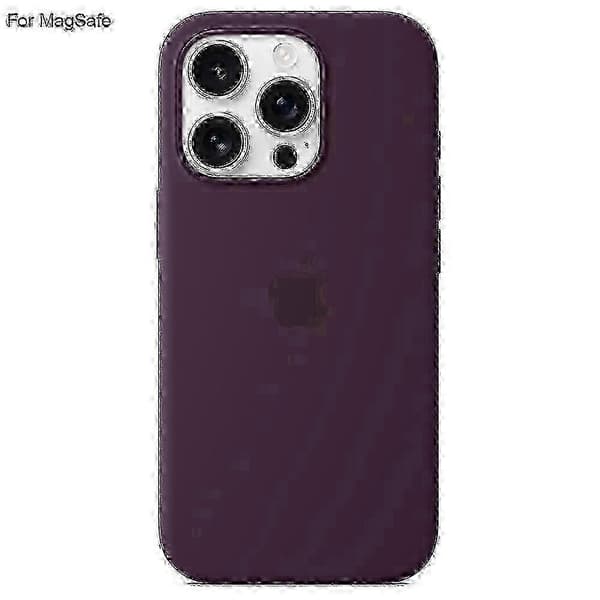 iPhone 16 Pro Max Slim Liquid Silicone Case, MagSafe og induksjon Popov Tech, Lett og beskyttende
