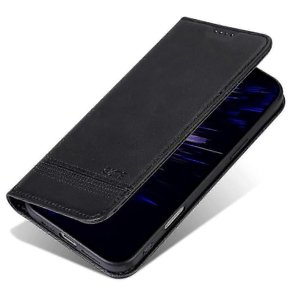 iPhone 16 Skinnlommebokveske - Kaffe