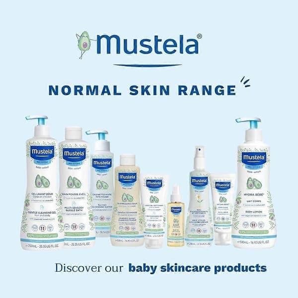 Mustela 2 i 1 Hår- og Kroppsvask 200ml
