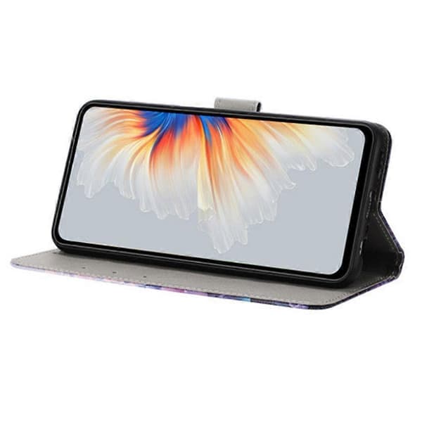TECNO Camon 40 Pro 4G Plånboksfodral Tryckt PU Läder Mobilskal med Snodd (Dragonfly)