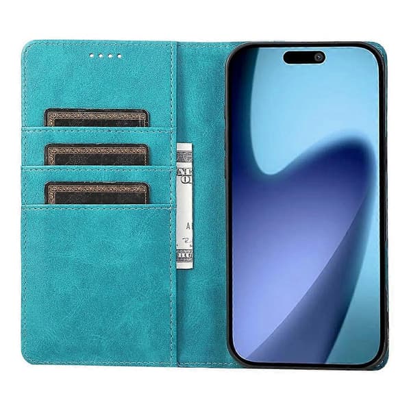 Compatible For iPhone 17 Air Case RFID PU Leather Phone Wallet Case