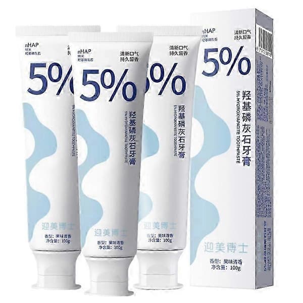3x Nano Hydroxyapatit Tandpasta