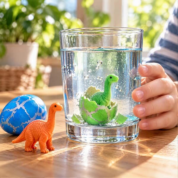 Dinosaur-adventskalender – 24 klekkende egg – julegave til barn