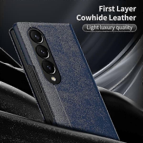 View Window Telefoncover med rum til Samsung Galaxy Z Fold4 Blå z