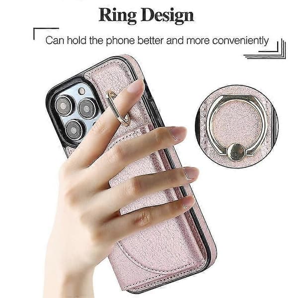 2025 Ring Card Bag -puhelinkotelo iPhone 13 Pro Maxille