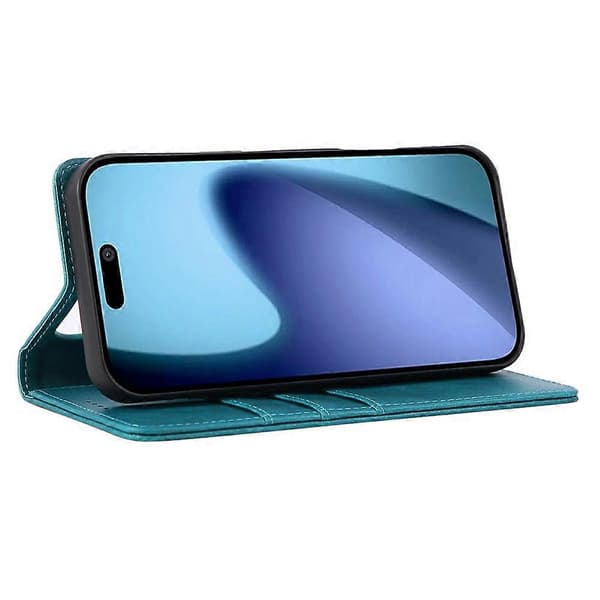 Compatible For iPhone 17 Air Case RFID PU Leather Phone Wallet Case