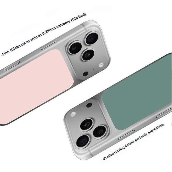 Passer til iPhone 17 Promax bakpanelklistremerke