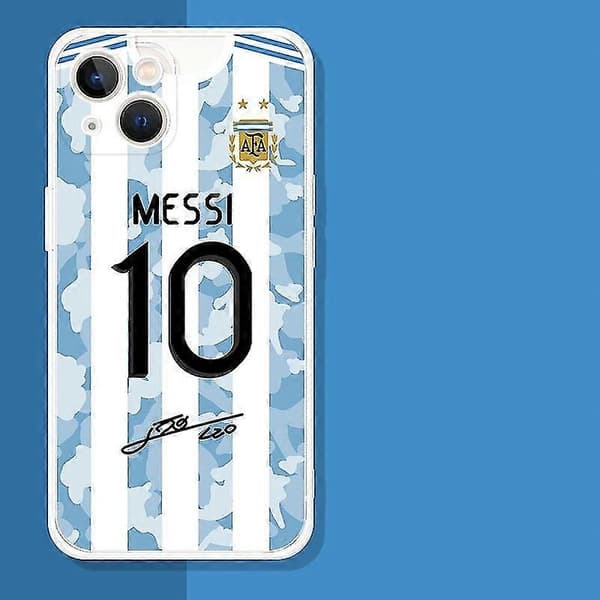Messi iPhone 14 Skal iPhone 13 Pro Max Transparent Mjukt Skal