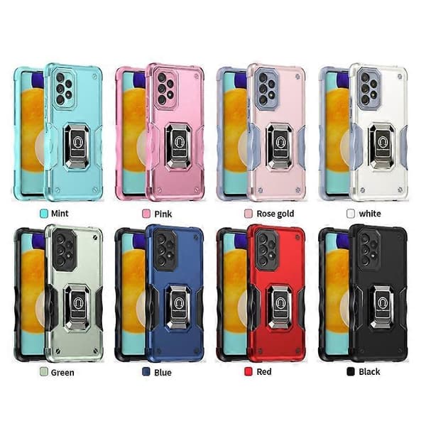 For Samsung Galaxy A53 5G Ring Holder Non-slip Armor Phone Case
