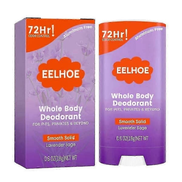 1-5X Kvinner Helkropps Deodorantstift Aluminiumsfri Deodorantstift 72 Timer