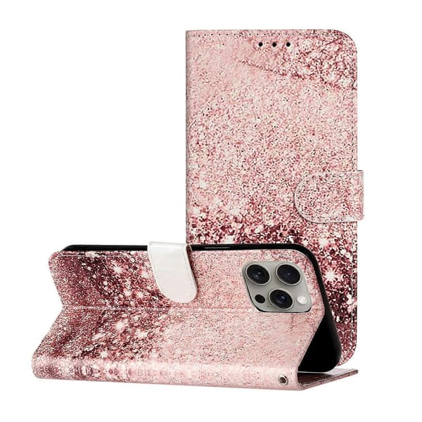Marmor Læder Telefoncover Til iPhone 16 Pro