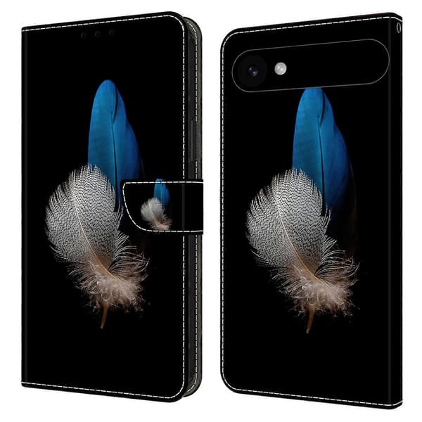För iPhone 17 Air Fodral 3D Mönster PU Läder Plånboksfodral Med Stativ