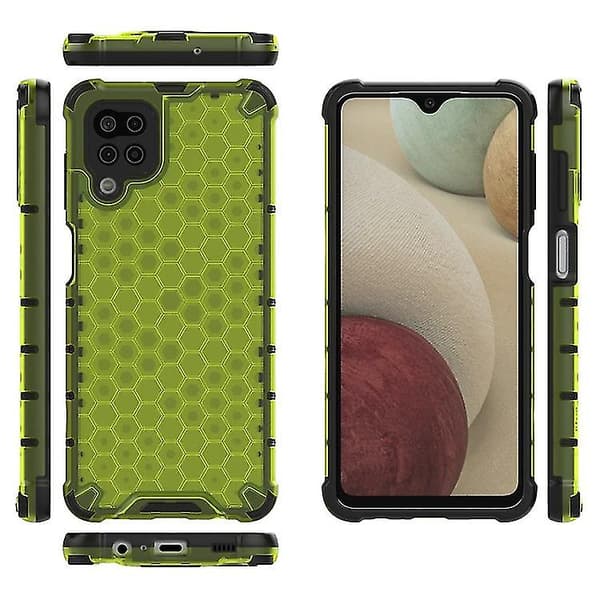 For Samsung Galaxy A12 5g Honeycomb Phone Case (White)